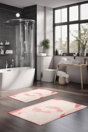 Mijölnir Juego de alfombrillas de baño CT-5392, 2 piezas
